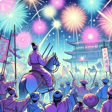 Explain why ancient Chinese used gunpowder for fireworks?