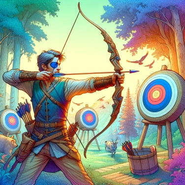 Explain why archers use a dominant eye for aiming?