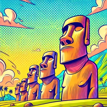 Explain why are the statues on Easter Island called Moai?