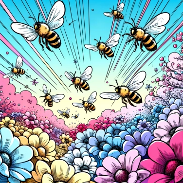 Explain why bees gather nectar by foraging flowers?