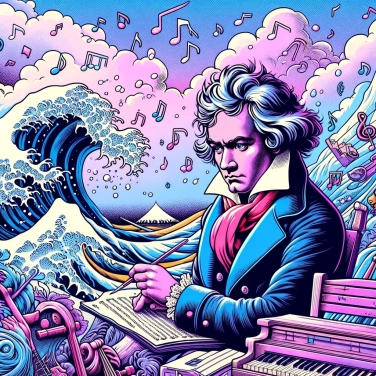 Explain why Beethoven became deaf?