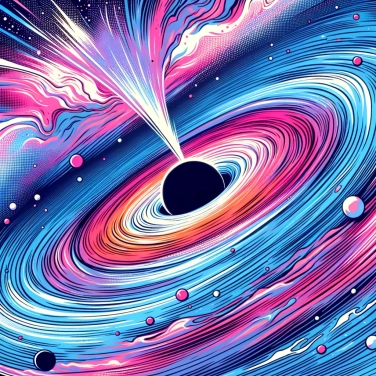 Explain why black holes distort space-time?