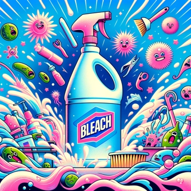 Explain why bleach is a powerful disinfectant?