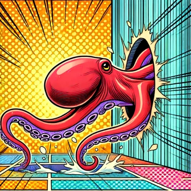 Explain why can octopuses squeeze through very small openings?