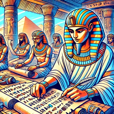 Explain why did the ancient Egyptians write on papyrus?