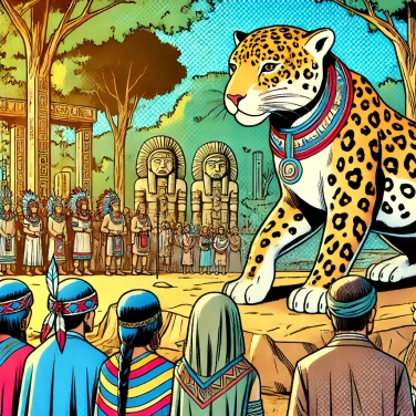 Explain why did the Native American civilizations venerate jaguars?