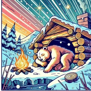 Explain why do bears hibernate during winter?