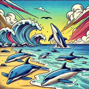 Explain why do dolphins and whales sometimes beach themselves?