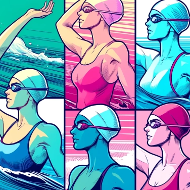 Explain why do swimmers wear silicone caps?