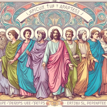 Explain why do the apostles have French first names?