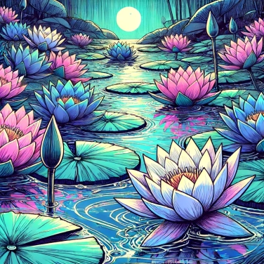 Explain why do water lilies close their flowers at night?