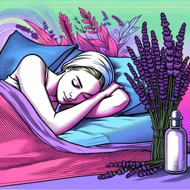 Explain why does lavender oil promote restful sleep?