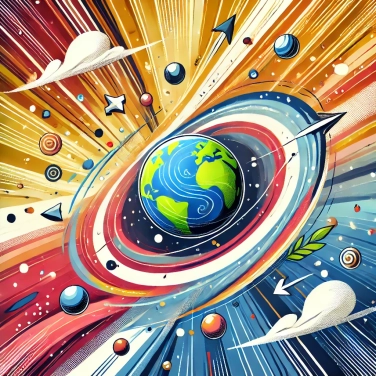 Explain why does the Earth's rotation slowly slow down over time?