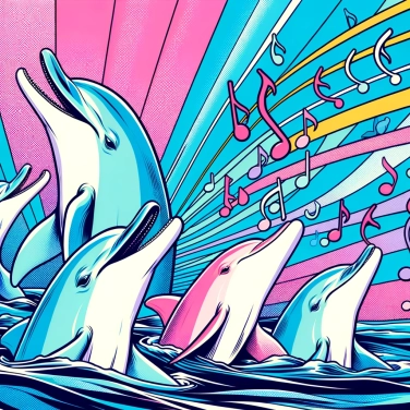 Explain why dolphins use whistles to communicate with each other.