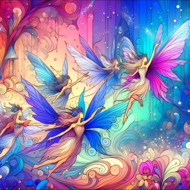 Explain why fairies are often depicted with wings in European tales?