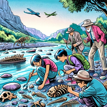 Explain why fossils are often found near rivers?