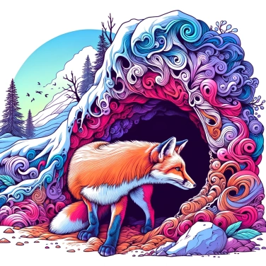 Explain why foxes dig complex burrows?