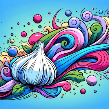 Explain why garlic has such a strong odor?