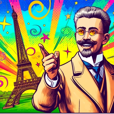 Explain why Gustave Eiffel built the Eiffel Tower?