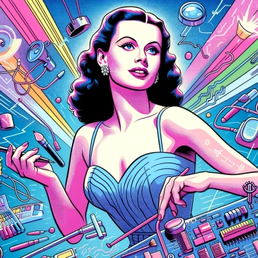 Explain why Hedy Lamarr, a Hollywood actress, was also a recognized inventor?