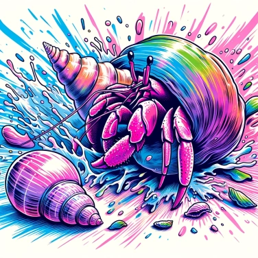 Explain why hermit crabs change shells?