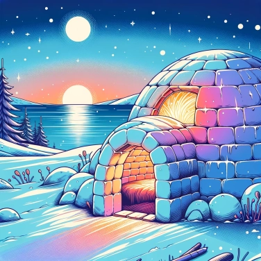 Explain why igloos remain warm inside?