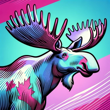 Explain why is the moose considered a symbol of Canada?