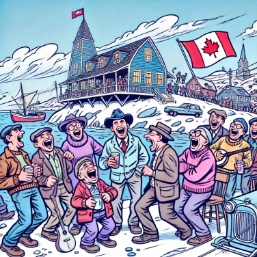 Explain why jokes about Newfoundland are popular in Canada?