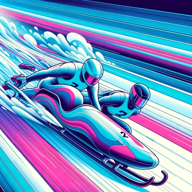 Explain why luge is a faster sport than alpine skiing.