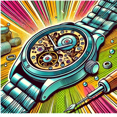 Explain why mechanical watches become less accurate over time without maintenance?