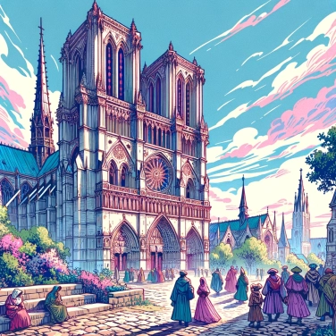 Explain why medieval cathedrals were so large?