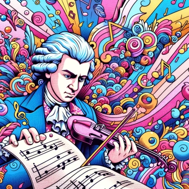 Explain why Mozart is considered a genius of classical music.