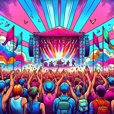 Explain why music festivals attract passionate crowds every year?