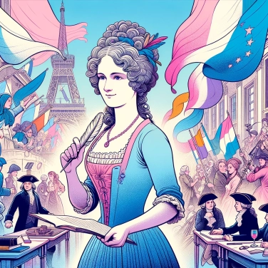 Explain why Olympe de Gouges is a major figure in feminism and the French Revolution.