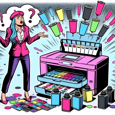 Explain why our printers ask us to replace ink cartridges even if they are not empty?