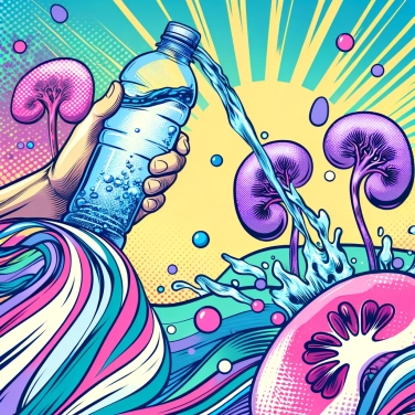 Explain why proper hydration is essential to maintain good kidney function?