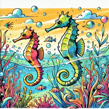 Explain why seahorses evolve in shallow waters?