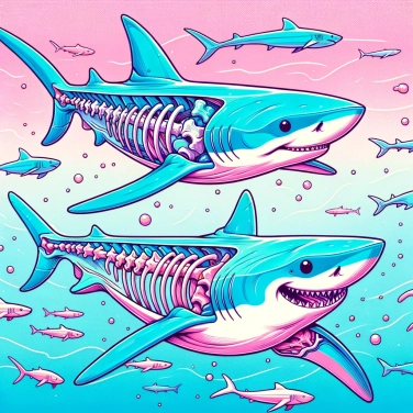 Explain why sharks do not have vertebrae?