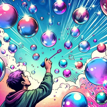 Explain why soap bubbles are round.