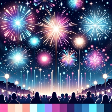 Explain why some fireworks shine in color and others do not?