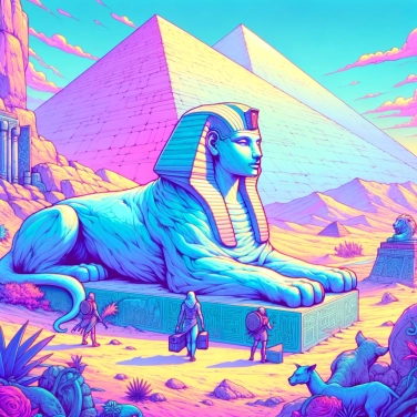 Explain why sphinxes pose riddles?