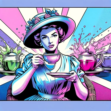 Explain why tea consumption has become so emblematic in the United Kingdom?