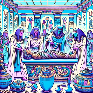 Explain why the ancient Egyptians mummified their dead before burying them?