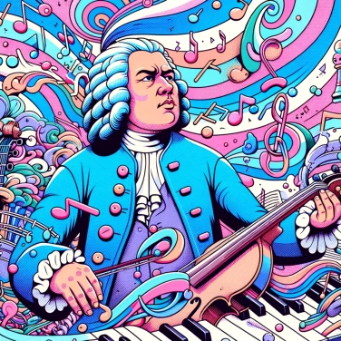 Explain why the composer Johann Sebastian Bach is considered a musical genius.