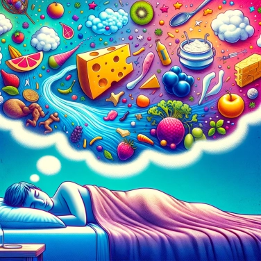 Explain why the consumption of certain foods can influence our dreams?