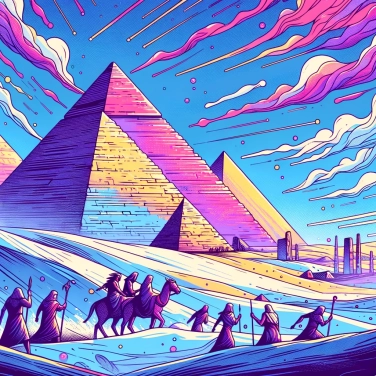 Explain why the early civilizations built pyramids as symbols of power and prestige.