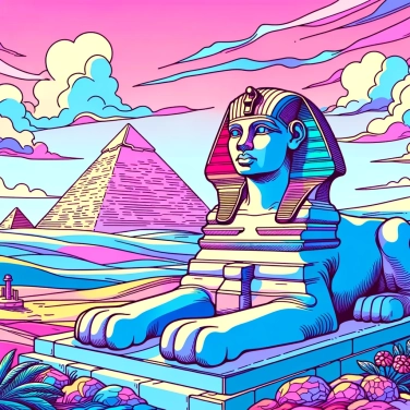 Explain why the Egyptian Sphinx lost its nose over the centuries.