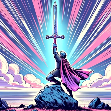 Explain why the legend of Excalibur remains so powerful today.