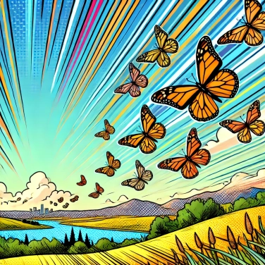 Explain why the migratory movements of monarch butterflies are so unique?