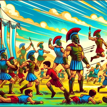 Explain why the Spartans were trained for war from childhood?